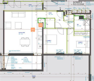  Appartement � louer 3 pi�ces 66 m�
