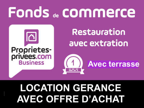 75019 PARIS : BOTZARIS "EXCLUSIVIT&Eacute;" LOCATION GERANCE RESTAURANT - 40 COUVERTS PLUS TERRASSE 1720 75019 Paris