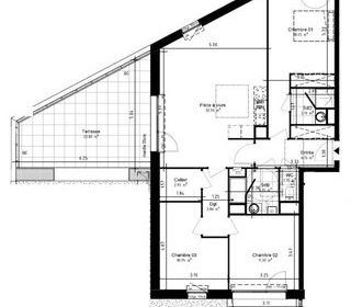  Appartement � vendre 4 pi�ces 95 m�