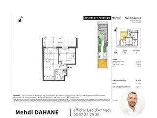  Appartement � vendre 2 pi�ces 40 m�