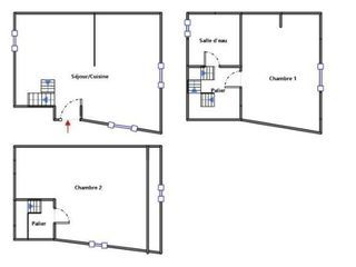  Maison � vendre 3 pi�ces 54 m�