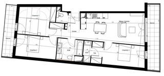  Appartement � vendre 4 pi�ces 82 m�