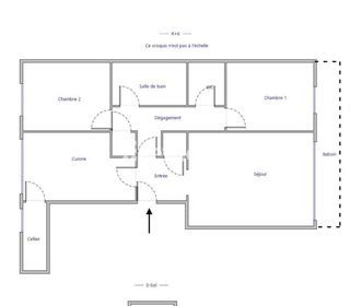  Appartement � vendre 3 pi�ces 66 m�