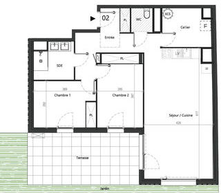  Appartement � vendre 3 pi�ces 89 m�