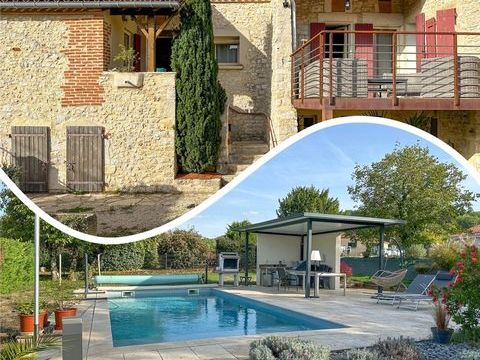   Dpt Lot et Garonne (47), � vendre MONTAYRAL propriete P7 de 125 m� - Terrain de 1 106 m� Propri�t�/ch�teau - 7 pi�ce(s) - 125 m�