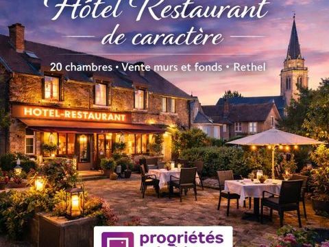 RARE - MURS ET FONDS Hotel Restaurant de caract&egrave;re -20 chambres- Proche Reims 985000 51100 Reims