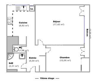  Appartement � vendre 2 pi�ces 49 m�