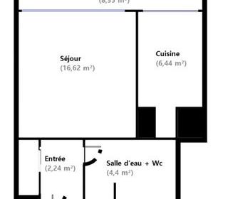  Appartement � vendre 1 pi�ce 32 m�