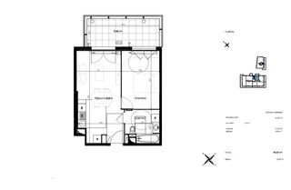  Appartement � vendre 2 pi�ces 40 m�