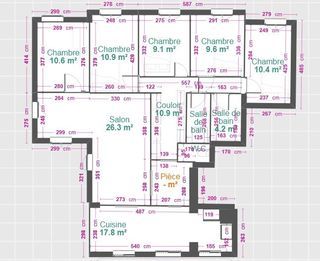  Appartement � louer 1 pi�ce 9 m�