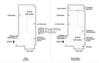  Appartement � vendre 1 pi�ce 8 m�