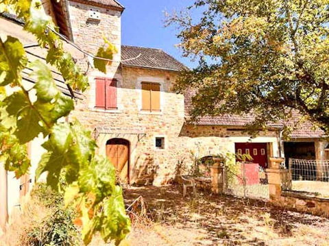   Ancien corps de ferme, murs de pierre, 19�me si�cle, Loupiac  (46350),14 pi�ce(s) 293 m2, 8 chambres, G�te attenant, terrain de Maison - 14 pi�ce(s) - 293 m�