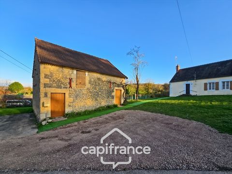  Maison de campagne � Nolay (58) avec d�pendance en pierre et 7 397 m� de terrain Maison - 3 pi�ce(s) - 60 m�
