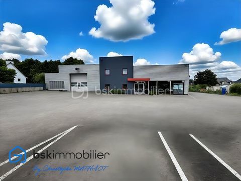 B&acirc;timent industriel de 1 700 m&sup2; sur terrain de 6 230 m&sup2; � Nombreuses possibilit&eacute;s d'exploitation ! 980000 29300 Quimperle