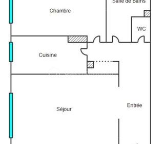  Appartement � vendre 2 pi�ces 58 m�