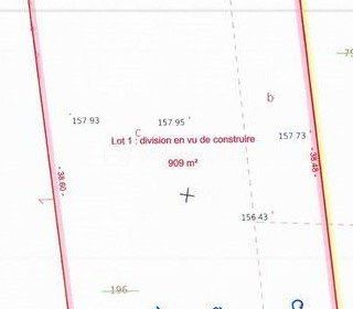  Terrain � vendre 909 m�