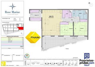  Appartement � vendre 3 pi�ces 71 m�