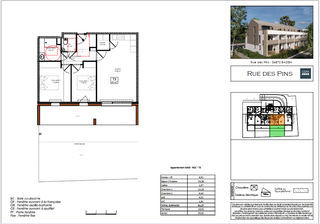  Appartement � vendre 3 pi�ces 61 m�