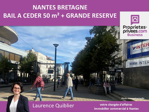 44000 NANTES - CESSION DE BAIL, LOCAL COMMERCIAL 93 M&sup2; 67200 44000 Nantes