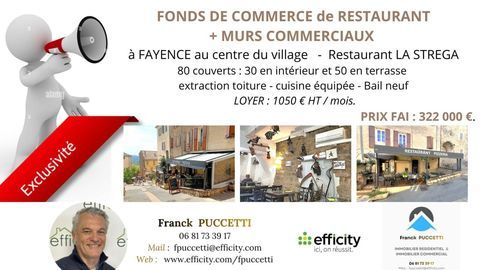 Locaux/Biens immobiliers 322000 83440 Fayence