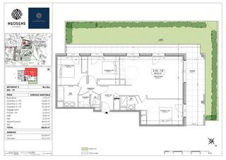  Appartement � vendre 4 pi�ces 84 m�