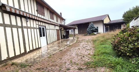   Belle Maison de Village et de Caract�re style Champenois de 155 m� � R�nover et Fa�onner � votre Go�t avec sa Cour s�curis�e, Te Maison - 8 pi�ce(s) - 155 m�