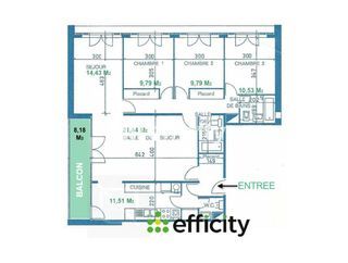  Appartement � vendre 5 pi�ces 105 m�