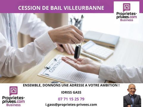 VILLEURBANNE - Cession de bail , Local commercial 80 m&sup2; 66000 69100 Villeurbanne