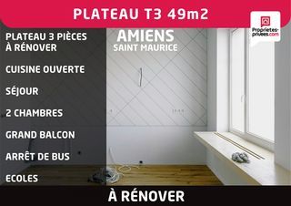 Appartement � vendre 3 pi�ces 49 m�