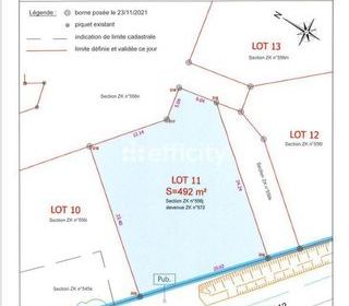  Terrain � vendre 492 m�