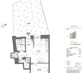  Appartement � vendre 2 pi�ces 41 m�