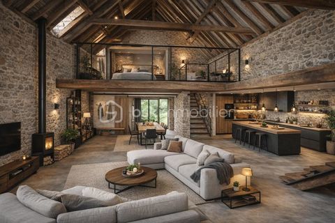   Authentique grange � r�nover Maison - 2 pi�ce(s) - 100 m�