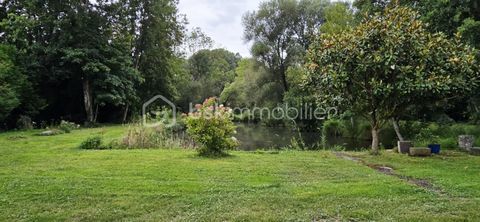   A vendre, en plein coeur des marais, maison avec garage et �tang + parcelle constructible viabilis�e Maison - 2 pi�ce(s) - 54 m�