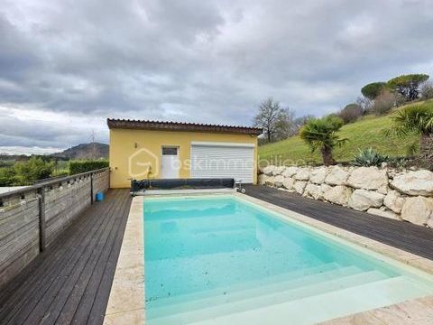   MAISON DE PLAIN PIED- ST ROMAIN LE NOBLE-4 CHAMBRES-GARAGE- PISCINE- SPA- TERRAIN 1 HECTARE 555 Maison - 5 pi�ce(s) - 173 m�