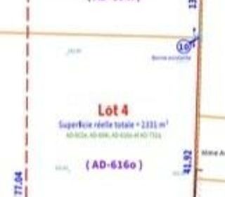  Terrain � vendre 2331 m�