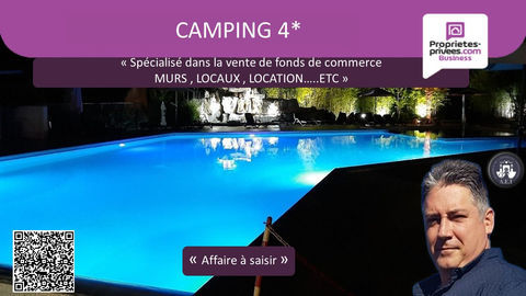 OPPORTUNIT&Eacute; INVESTISSEUR  - CAMPING 4* - SUD RH&Ocirc;NE - MURS & FONDS 3000000 07200 Aubenas