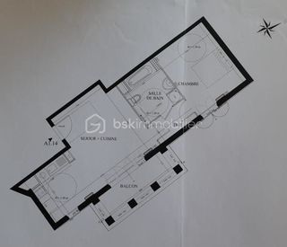  Appartement � vendre 2 pi�ces 44 m�