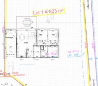 Terrain � vendre 823 m�
