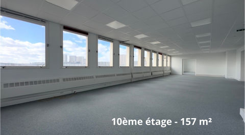 A proximit&eacute; de la Biblioth&egrave;que Fran&ccedil;ois Mitterrand, &agrave; louer bureaux en &eacute;tage &eacute;lev&eacute; 34753 75013 Paris