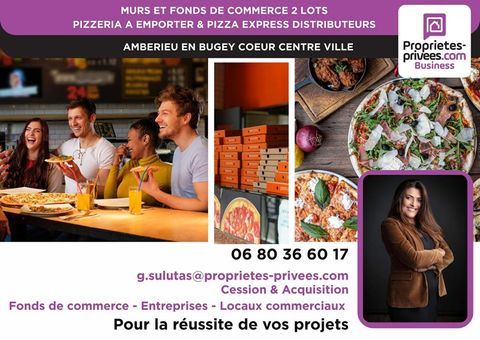 MURS ET FOND DE COMMERCE - Pizzeria &agrave; emporter authentique &agrave; fort d&eacute;bit 288140 01500 Amberieu en bugey