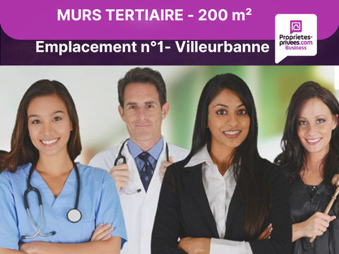 VILLEURBANNE - Murs Commerciaux / Tertiaire - 200 m&sup2; 1210000 69100 Villeurbanne