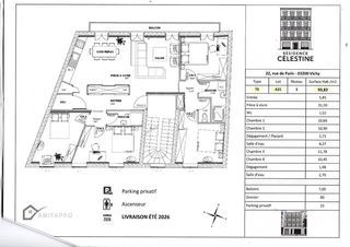  Appartement � vendre 5 pi�ces 97 m�