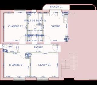  Appartement � louer 3 pi�ces 67 m�