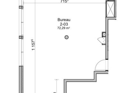 Local/bureau LOCATION Bureau 88m&sup2;  Montpellier Nord proche Zone Eurom&eacute;decine 1283 34000 Montpellier