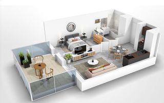  Appartement � vendre 2 pi�ces 40 m�