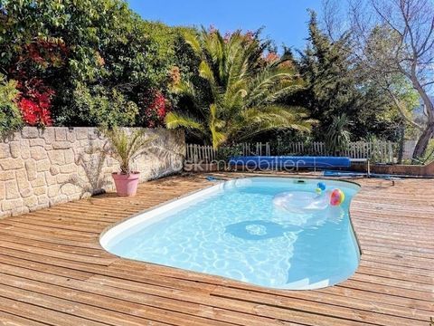   Pavillon de plain-pied avec piscine � Saint-Jean-de-la-Blaqui�re Maison - 5 pi�ce(s) - 110 m�