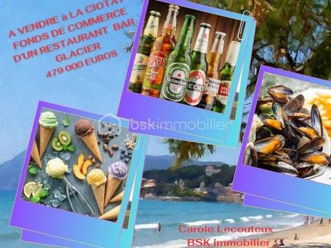 ? &Agrave; vendre � Restaurant / Bar, Glacier &agrave; La Ciotat � 479 000 � 459000 13600 La ciotat