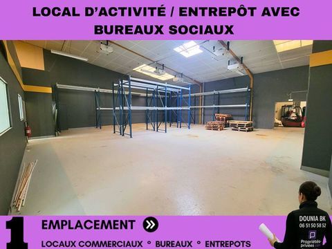 CREIL / SAINT-MAXIMIN - &Agrave; LOUER  ENTREP&Ocirc;T / LOCAL D'ACTIVIT&Eacute; 750 m&sup2; 6500 60740 Saint maximin
