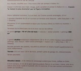  Maison � vendre 8 pi�ces 216 m�