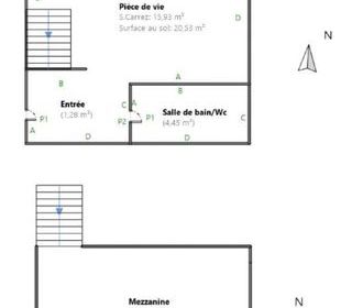  Appartement � vendre 1 pi�ce 29 m�